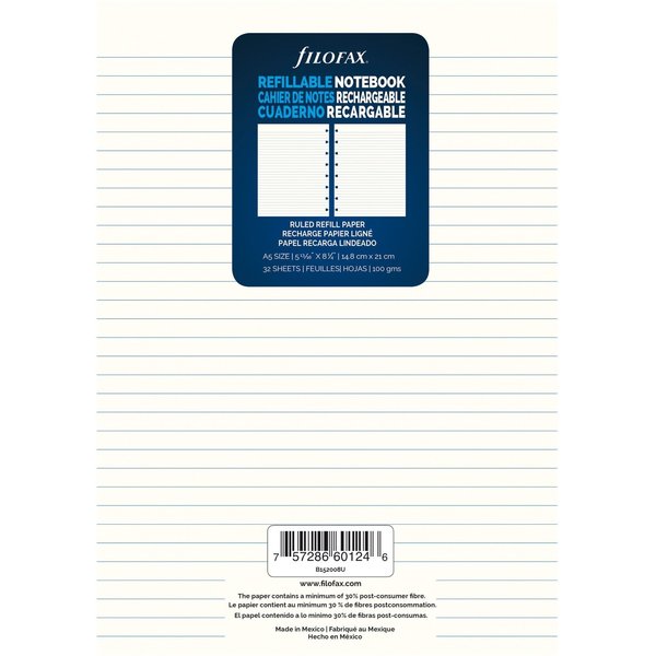 Filofax Notebook, , Refill REDB152008U